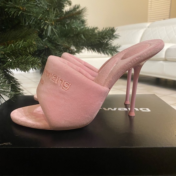 sienna high mule in lycra - Picture 3 of 6